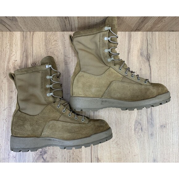McRae Footwear Tan Combat Military Crewman Boots Gore tex 11W 8430-01-632-6272 - Picture 11 of 16
